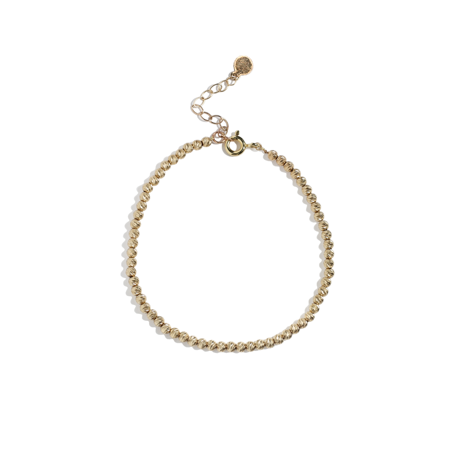 Diamond Cut Beaded Sparkle Bracelet