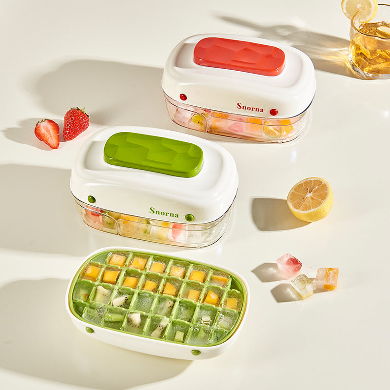 Pressing Ice Cube Film Easily Removable Mold Food Grade Ice Tray With Lid